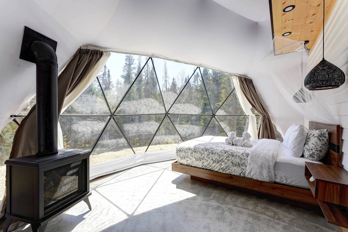 Geometric Window Bedroom